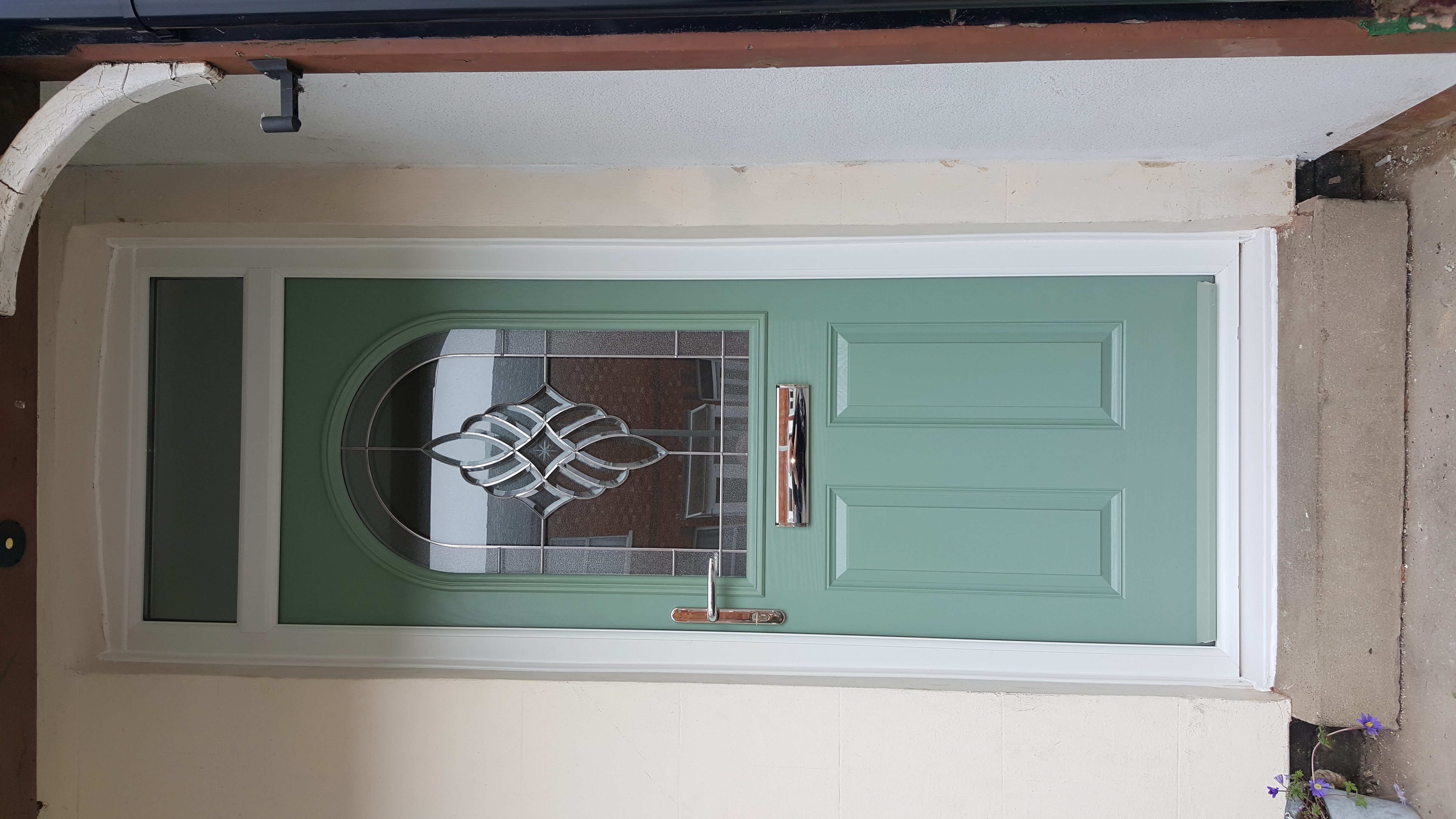 inside view of a newly fitted front door